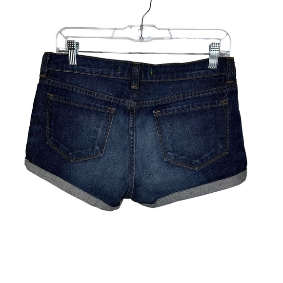 J Brand Jean Shorts Womens Cuffed Short Denim Stretch Mid Rise Dark Wash 26 - Picture 4 of 8